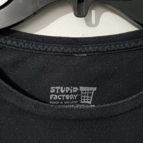 Stupid Factory juniors "Blah Blah Blah" graphic tee. In used condition. - Picture 3 of 15